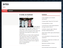 Tablet Screenshot of ditex.hu